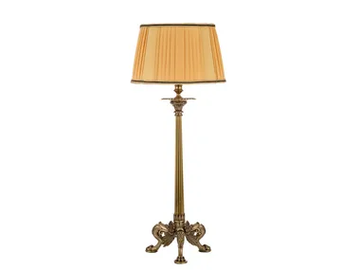LUXURY FOUNDRY MYTHO 654 - Fabric and brass table lamp by Il Bronzetto - view 2
